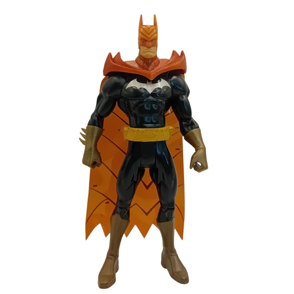 2003 Vintage DC Comics Mattel Battle Spike Batman Orange Cape Superhero Figure‎